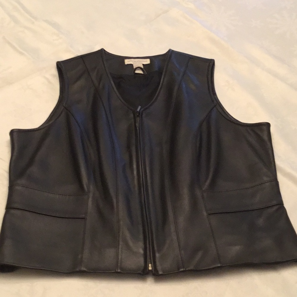 Leather Vest - image 1